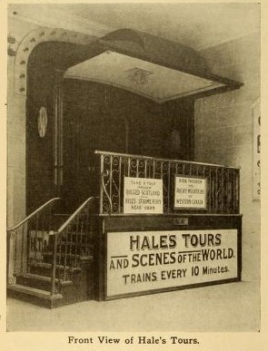 Undated view of a Hale's Tour's car (Moving Picture World, 17 July 1916, Page 372)