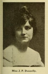 Exchangewoman Josephine P. Donelly, 1918. (Moving Picture World, 8 June 1918, Page 1469)