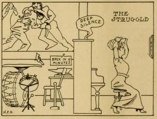 The distracted musician, 1911. (Moving Picture World, 21 January 1911, Page 125)