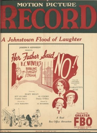 The Seattle-based trade paper Motion Picture Record - January 22, 1927.