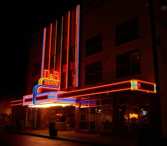 2012 photo of the refurbished D&R Theatre in Aberdeen. (Courtesy Cinema Treasures website)