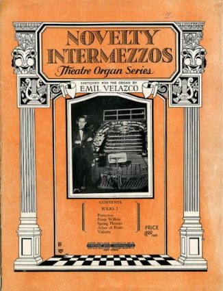 Specialty music folio for pipe organ players, ca. 1928. (Courtesy Washington State History Museum, Catalog ID 1999.81.9.1)