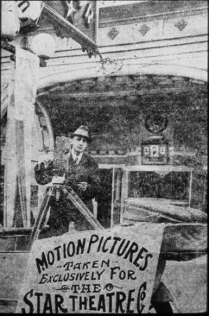 Undated photo of cameraman Alex Singelow. (Courtesy Everett Public Library)