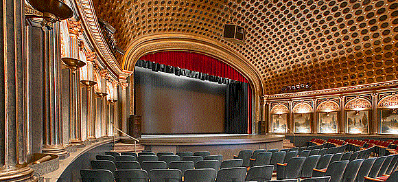 Current look at the interior of Spokane's Clemmer Theatre, now renamed the Bing Crosby Theatre. (Courtesy The Bing Crosby Theatre)