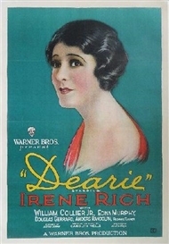 Poster for 1927 Warner Bros. feature "Dearie."