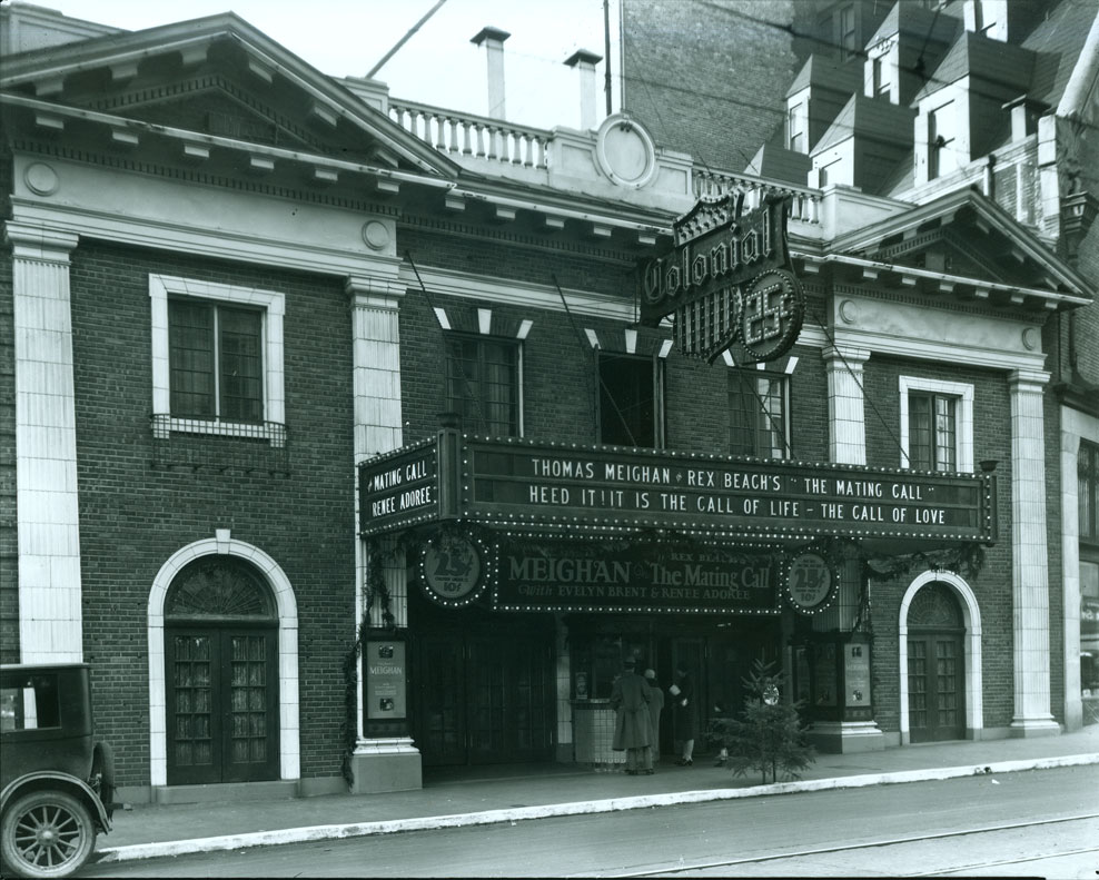 Colonial Theatre, Tacoma, ca. 1927 (Courtesy Washington State History Museum, Catalog ID. 1957.19.11.088)