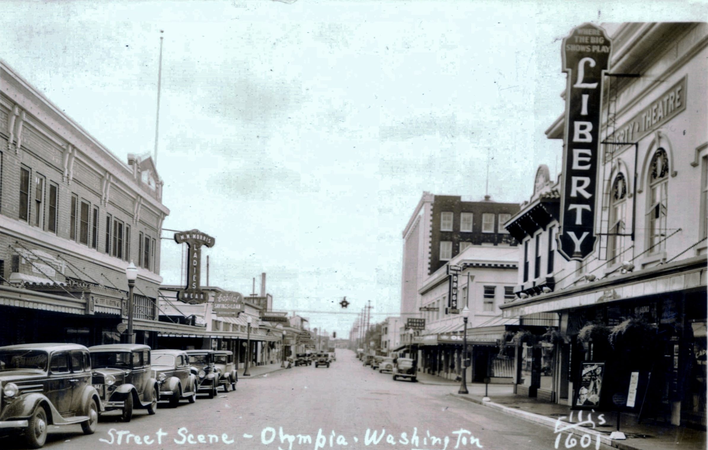 Olympia's Liberty Theatre, ca. 1930s. (Courtesy Olympia Historical Society)