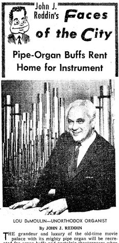 Lou DuMoulian in 1963. (Seattle Daily Times, 24 February 1963, Second Section, Page 19)