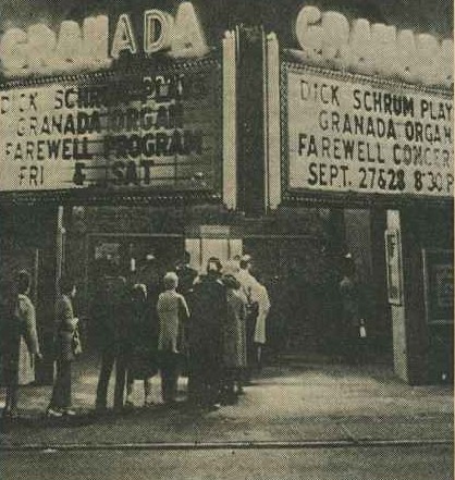 Patrons at the last show, a 1974 organ concert, held at the Granda Organ Loft. (Courtesy Puget Sound Theatre Organ Society website)