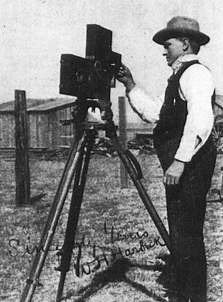 Cameraman William H. Harbeck, ca. 1911. (Motion Picture News, 27 April 1912, Page 6)