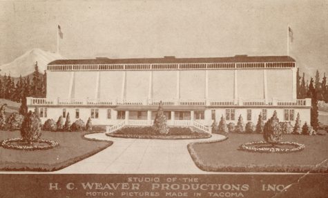 Postcard of the Weaver Studios in Tacoma, ca. 1925. (Courtesy Washington State Museum of History, Catalog ID 2021.4.31)