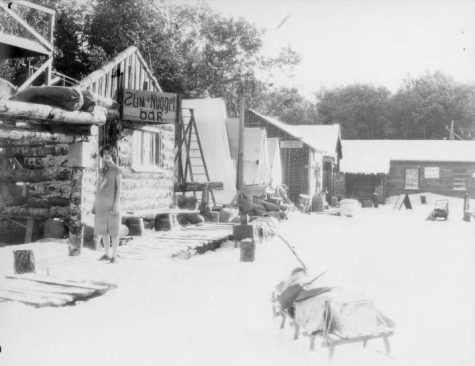 Outdoor set for "Hearts and Fists," ca. 1925. (Courtesy Tacoma Public Library, General Photograph Collection G36.1-207)
