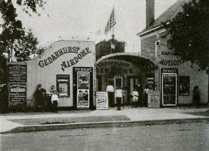 Undated photo of an airdome theatre in Cedarhurst, NY, originally opened in May 1899.