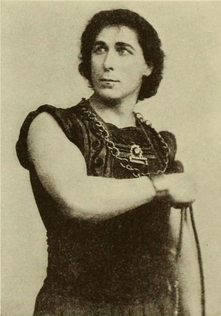 William S. Hart as Messala in "Ben Hur", ca. 1907. (Photoplay, April 1921, Page 47)