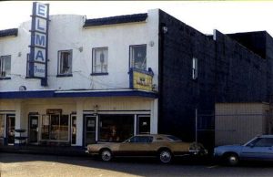 Late '70s/early '80s view of the Elma Theatre, which originally opened as the Graham Theatre in 1927. (Courtesy Cinema Treasures website)
