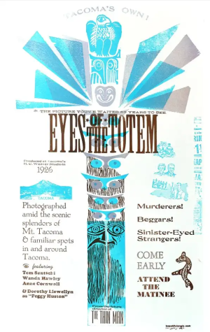 Poster created for the re-premiere of "Eyes of the Totem," ca. 2015. (Courtesy Team Totem) 