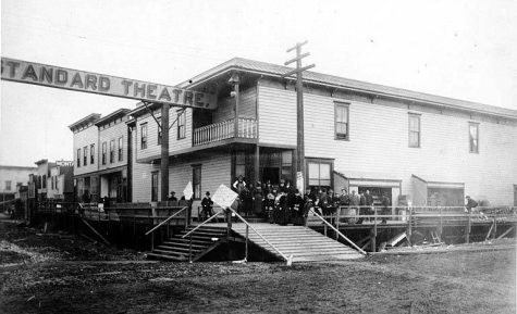 Standard Theatre, Seattle, ca. 1885. (Photo by Charles Morford, courtesy University of Washington Special Collections, Order No. SEA0497)