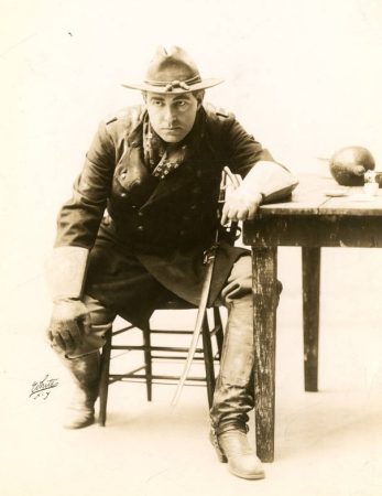 Leading man Dustin Farnum in "The Littlest Rebel," 1912. (Courtesy University of Washington Special Collections, Order No. 10129)