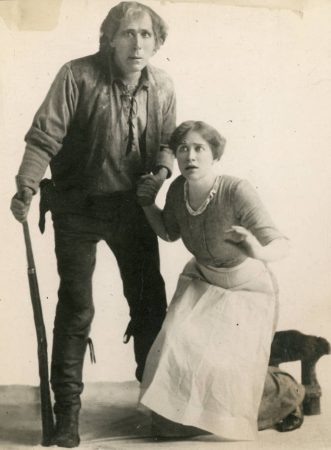 William S. Hart and Charlotte Walker in "The Trail of the Lonesome Pine," 1913. (Courtesy University of Washington Special Collections, Order No. JWS18067)