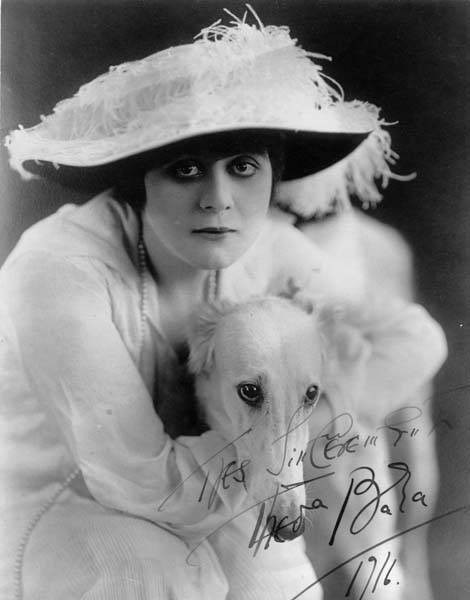 Actress Theda Bara, ca. 1916. (Courtesy University of Washington Special Collections, Order No. SOC20330)