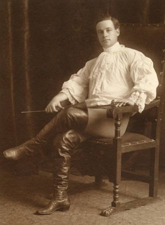 Swashbuckling actor Carlyle Moore, ca. 1909. (Photo by Marceau Studios, courtesy University of Washington Special Collections, Order No. JWS25588)