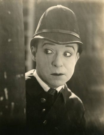 Silent film comedian Harry Langdon, ca. 1924. (Courtesy University of Washington Special Collections, Order No. JWS20503)