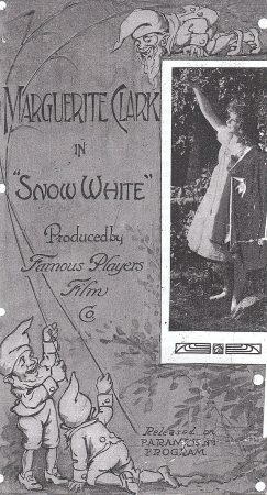 Advertisement for the film "Snow White" (Famous Players, 1916).