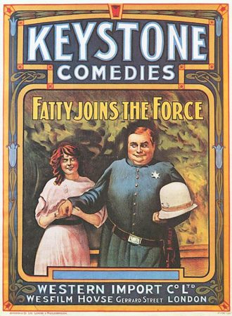 Poster for the comedy "Fatty Joins the Force" (Keystone, 1913).