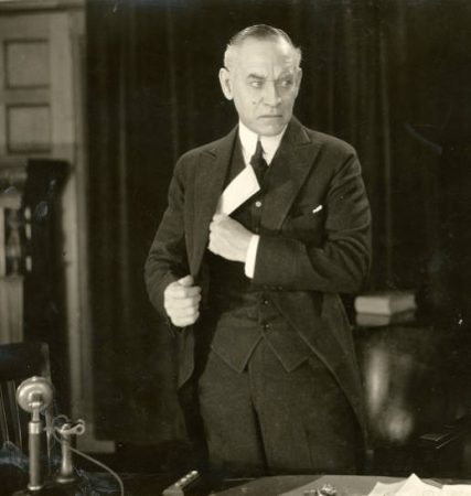 Pathé star Frank Keenan, ca. 1919. (Courtesy University of Washington Special Collections, Order No. 20167)