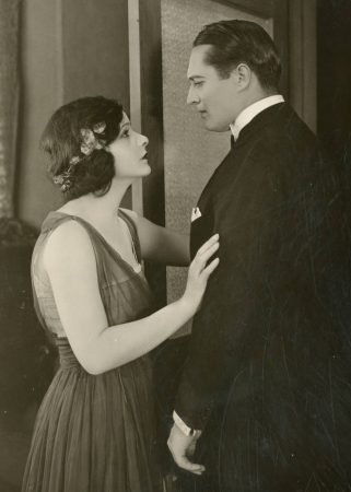 Norma Talmadge and Edmund Lowe in "The Woman Gives" (First National, 1920). (Courtesy University of Washington Special Collections, Order No. 26237)