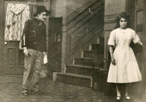Sixteen-year-old Mary Pickford in D.W. Griffith's "The Lonely Villa" (Biograph, 1909). (Courtesy University of Washington Special Collections, Order No. 35001)