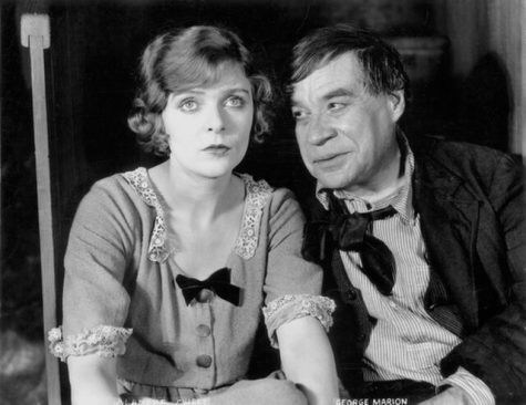 Blanche Sweet and George F. Marion in "Anna Christie" (First National, 1923).