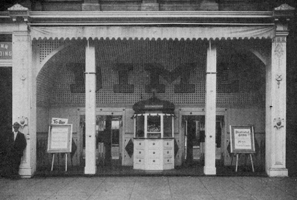 Walla Walla's Dime Theatre, ca. 1909. (Moving Picture World, 20 November 1909, Page 717)